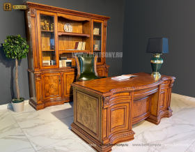 Шкаф Книжный Монтана (Прямой, массив дерева) интернет магазин